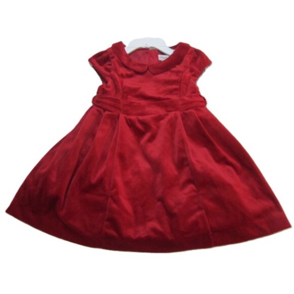 Velveteen Dress & Cream Cardigan by Tommy Bahama size 24 months - Picture 3 of 5